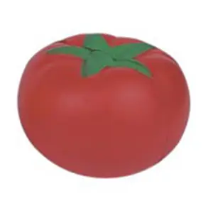 Custom Logo PU Tomato Stress Ball Stress Reliever Toy