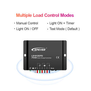 EPEVER 10A 20A Contrôleur de chargeur solaire pour lampadaire solaire avec minuterie et contrôleur d'éclairage IP67 étanche LS1024EPD LS2024EPD - Product Image 3