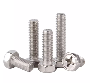 Gb29.2 304 A2 thép không gỉ chéo lõm vít lục giác bên ngoài M3 M4 M5 M6 M8 M10 Phillips rãnh ra Bu lông đầu lục giác - Product Image 1