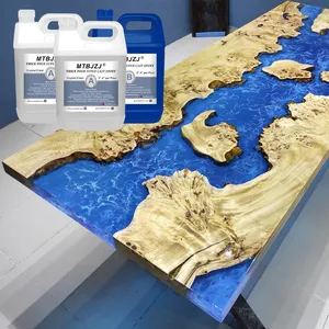 MTBJZJ Plastic Coating Epoxy Resin Deep Pour for Dining Table Non-toxic Stone Tables MSDS