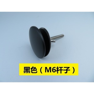 Kitchen Sink Hole Cover Black 50mm Stainless Steel <b>Deck</b> Mounted Easy To Clean Matte Finish - Product Image 3