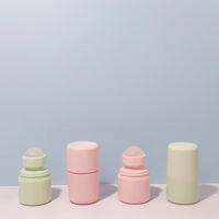 Flacon roll-on en PE de 30 ml rechargeable, vide, pour massage, essence, émulsion, désodorisation
