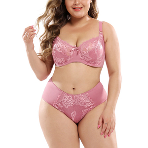 Ventes en gros de lingerie intérieure pour femmes, ensembles de <span class=keywords><strong>soutien</strong></span>-<span class=keywords><strong>gorge</strong></span> et culottes, sous-vêtements pour femmes grandes tailles - Product Image 1