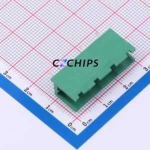 KH-F600V-4P-7.62G Plug-in Terminal Block Through hole Component (THT),P=7.62mm Connector 7.62mm Green Straight Pin 4P - Product Image 1