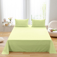 Parure de draps en microfibre certifiée OEKO-TEX 1800TC, non toxique, style moderne, en polyester, pour usage domestique et hôtelier, tailles Twin et King, vente en gros