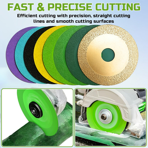 <span class=keywords><strong>Disque</strong></span> de coupe en <span class=keywords><strong>verre</strong></span> vert pour meuleuse d'angle, lame de scie <span class=keywords><strong>diamant</strong></span>ée ultra-fine pour jade, cristal et bouteilles de vin - Product Image 5