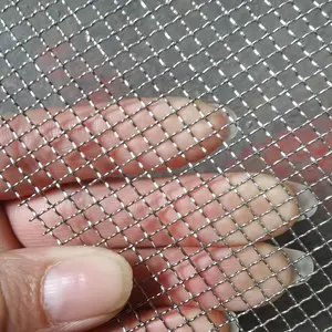 High Quality Safety Guard Wire Mesh 2mm Stainless Steel Crimped Woven Wire Mesh