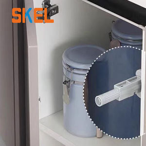 SKEL SL-09B Dispositivo di Ammortizzazione Silenzioso a Pressione per Apertura, Guscio in Alluminio per Ante di Armadi e Guardaroba - Product Image 4