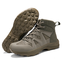 Bottes tactiques de sécurité mi-hautes en mesh respirant et léger |   Bottes de travail et de randonnée durables antidérapantes pour la vente en gros