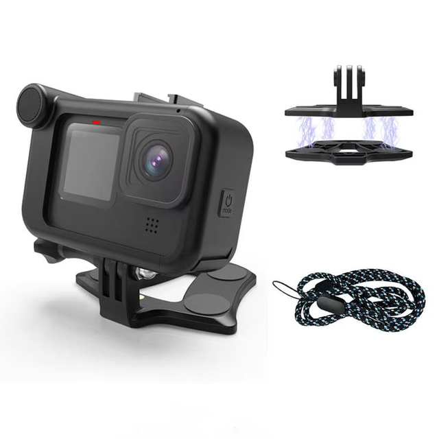 N35 Magnetic Quick Release Mount for GoPro 13 12, Wearable POV Action Camera T-Shirt Chest Holder, Magnetic Vlog Bracket