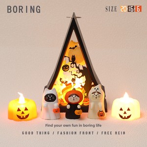 Luz Decorativa <span class=keywords><strong>de</strong></span> Plástico con Forma <span class=keywords><strong>de</strong></span> Calabaza <span class=keywords><strong>de</strong></span> Halloween, Luz Nocturna para Mesa, Dormitorio, Entrada, Adorno Pequeño, Regalo - Product Image 1
