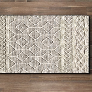 พรมทอมือสไตล์โมเดิร์น รูปทรงสี่เหลี่ยมผืนผ้า หนานุ่ม กันลื่น ปักลาย ขนปานกลาง ดีไซน์ล่าสุด สำหรับใช้ในบ้าน ห้องนั่งเล่น ลดราคา - Product Image 2