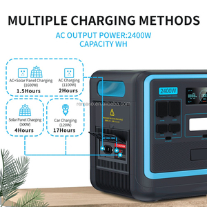 <span class=keywords><strong>Station</strong></span> d'alimentation portable 2400W en PVC, générateur solaire <span class=keywords><strong>de</strong></span> plus <span class=keywords><strong>de</strong></span> 200L <span class=keywords><strong>de</strong></span> capacité, Remaco RCO0303 220V/50Hz pour le camping en plein air, la randonnée - Product Image 5