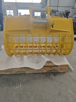 Aksesoris Excavator Penyaring Riddle Sieve RSBM Skeleton Bucket 36''