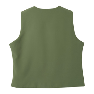 <span class=keywords><strong>Gilet</strong></span> formale da <span class=keywords><strong>donna</strong></span> produttore ODM personalizzato 2025 top alla moda con scollo a V lavoro ufficio elegante tailleur Vintage <span class=keywords><strong>gilet</strong></span> <span class=keywords><strong>verde</strong></span> - Product Image 2