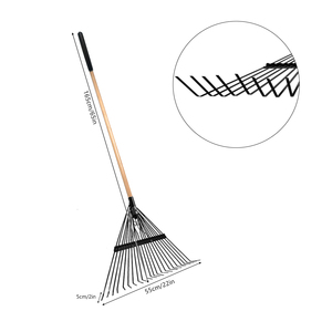 Fabricant <span class=keywords><strong>professionnel</strong></span> d'outils de jardin, vente en gros de râteaux <span class=keywords><strong>à</strong></span> feuilles et <span class=keywords><strong>à</strong></span> herbe légers et résistants, <span class=keywords><strong>râteau</strong></span> de jardin manuel durable pour l'extérieur - Product Image 2