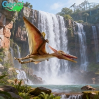 Modèle de dinosaure de grande taille pour parc d'attractions, animatroniques de dinosaures, fabricants de dinosaures animatroniques sur mesure, pterosaures