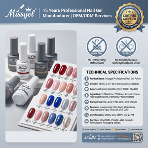 Missgel – <span class=keywords><strong>Kit</strong></span> professionnel de <span class=keywords><strong>vernis</strong></span> à ongles en gel <span class=keywords><strong>UV</strong></span> 188 couleurs, sans HEMA, non toxique, à retirer par trempage, pour salon de manucure - Product Image 3