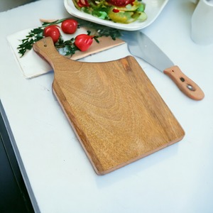 Tabla de cortar de madera de acacia para tabla de cortar de cocina Comida Cocina y artículos para el hogar bloques de cortar de madera - Product Image 6
