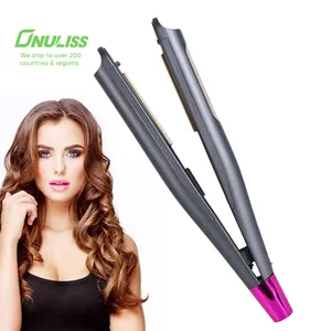 Profession elle Haar crimper Wellpappe Corn Irons Wave Curler Kleine Welle Crimp eisen Keramik Flacheisen