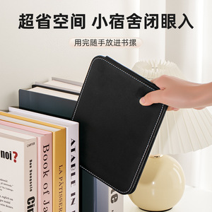 Foldable Makeup Mirror Large Desktop Flip Top Simple Portable Bread Mirror For Student Dormitory - Product Image 5