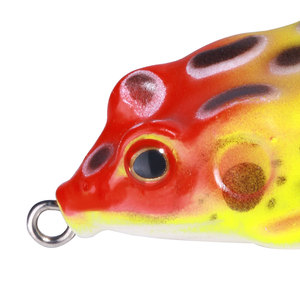 HENGJIA 63MM 12.4G Leurres souples de surface pour la pêche au bar, leurres <span class=keywords><strong>grenouille</strong></span>, wobblers, minnows, crankbaits pour la pêche à la mouche et la pêche à la <span class=keywords><strong>grenouille</strong></span> - Product Image 4