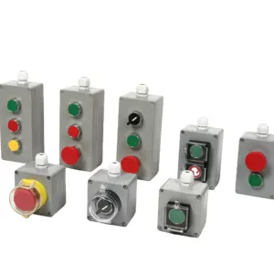 CNPNJI IP67 Die casting aluminum LED switch button box