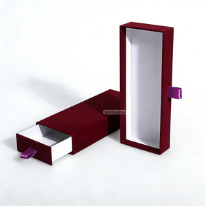 Custom Printed Luxury Cosmetic Packaging <b>Box</b> Cardboard Drawer Gift <b>Box</b> with Ribbon for Beauty Products - Product Image 3