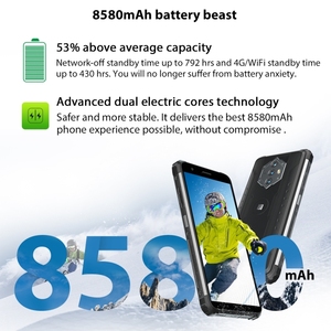 <span class=keywords><strong>Blackview</strong></span> – <span class=keywords><strong>BV6600</strong></span> téléphone robuste déverrouillé 8580mAh grande batterie 5.7 pouces Android téléphone portable 4G double Sim Smartphone - Product Image 3