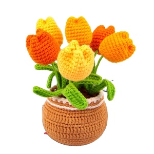 Nuevo Diseño de <span class=keywords><strong>Muñeca</strong></span> de <span class=keywords><strong>Ganchillo</strong></span> de Dibujos Animados en Maceta, Kit de Tejido Acrílico Hecho a Mano con Videos <span class=keywords><strong>Paso</strong></span> a <span class=keywords><strong>Paso</strong></span> - Product Image 6