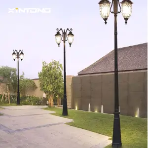 LED经典智能防水最便宜户外花园街道太阳能庭院灯柱太阳能灯供应商