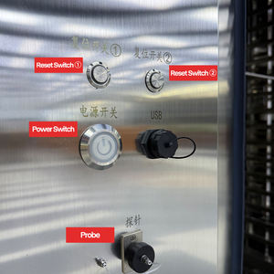 40 टियर वाणिज्यिक सार्वभौमिक स्टेनलेस स्टील कॉम्बी ओवन इलेक्ट्रिक टच स्क्रीन भाप बेक पिज्जा ओवन 60kw बिजली - Product Image 5