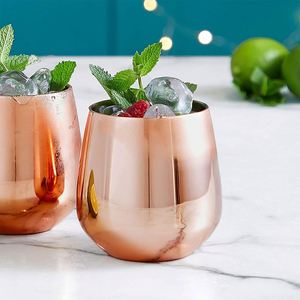 Vaso de Vino y Cerveza de Acero Inoxidable Resistente a Impactos, 550 ml (18 oz), Acabado Espejo, Versátil, para Bar, Martini, Cócteles - Product Image 2