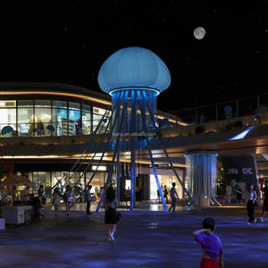 Gran oferta, medusas inflables ligeras para eventos, fiesta personalizada, Club nocturno, decoración LED, medusas inflables azules gigantes - Product Image 4