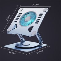 Support de refroidissement pour ordinateur portable avec ventilateur, directement de l'usine, compatible avec les jeux et les tablettes iPad, avec base rotative, en stock