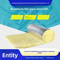 Rouleau de laine de verre jaune économique, écologique, sans formaldéhyde, matériau isolant pour cloisons intérieures, entrepôts et extérieurs