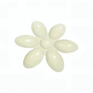 Comedero para Gatos al por Mayor, Dispensador de Comida para Múltiples Gatos, Tazón de Alimentos con Seis Compartimentos en Forma de Pétalo, Tazón de Plástico para Leche de Gatitos, Suministros para Alimentación de Gatos - Product Image 1