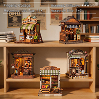 Y-TOP Nouveau Produit 2026 Kit de puzzle en bois 3D DIY, Kit de maison miniature, Kit de loisirs créatifs DIY, Book Nook 3D
