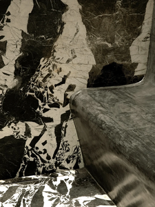 Marbre noir veiné blanc de luxe Napoléon, pierre naturelle moderne pour la décoration intérieure, pour plans de toilette, inspiré de Bvlgari Grand - Product Image 3