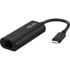 Adaptador Ethernet USB-C2500 V2 2.5Gbps Tipo-C RJ45 LAN para Computadora de Escritorio y Portátil, Windows y Linux, Negro, 10/100/1000Mbps - Product Image 1