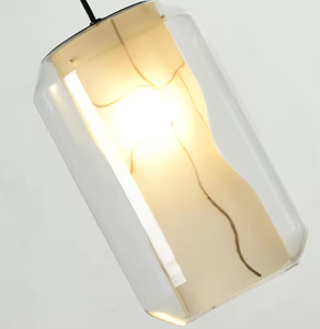 Zeal Lighting Último diseño E27 Luz decorativa para dormitorio Luz colgante de vidrio blanco - Product Image 4