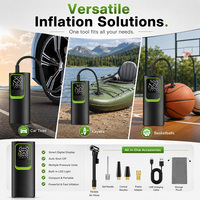 8000mAh Cordless Tire Inflator 150PSI Portable Car Air Pump 30L/min Fast Digital Air Compressor Type-C Rechargeable Tyre Pump