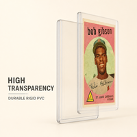 Carte de protection rigide en plastique 35PT personnalisable pour cartes à collectionner, imprimée en sérigraphie, pour porte-cartes de tabac - Vente en gros