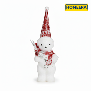 Venta al por mayor 57x16cm tela y Perla algodón Material oso decoración de Navidad 40 piezas por caja para figuritas y juguetes - Product Image 1