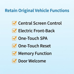 ชุดดัดแปลงเบาะนั่ง Recaro Racing Seat สำหรับ Trumpchi M8 E9 MAX แถวกลาง พร้อมชุดควบคุมหน้าจอ ขายึดแบบไม่ต้องเจาะ ฐานไฟฟ้า ขายส่ง - Product Image 5