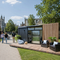Desarrollo de Alojamiento Estudiantil con Casas Contenedor Prefabricadas Expandibles de 40 pies, Unidades Modulares para Soluciones de Vivienda en Campus