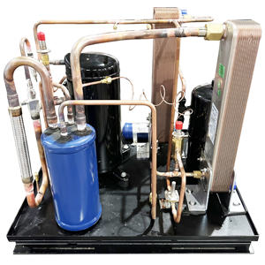 Kits de condenseur et d'évaporateur en acier inoxydable de 18 000 kcal compatibles avec les compresseurs de 6 à 8 CV utilisés dans les chauffe-eau à <span class=keywords><strong>pompe</strong></span> à <span class=keywords><strong>chaleur</strong></span> de 72 000 BTU/21 kW - Product Image 4