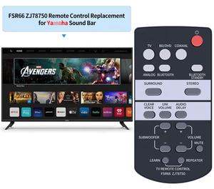 Reemplazo de control remoto FSR66 ZJ78750 para <span class=keywords><strong>barra</strong></span> de <span class=keywords><strong>sonido</strong></span> <span class=keywords><strong>Yamaha</strong></span>, YAS103, FSR66, YAS103, FSR66, ATS1030, ZJ78750, 1, 2, 1, 2 - Product Image 2