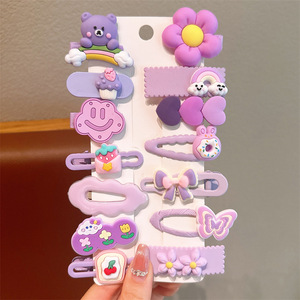 Set de 14 Pinzas para el Cabello para Niñas con Dibujos Animados de Arcoíris Brillantes para Niñas y Adolescentes, Lindos Accesorios para el Cabello al por Mayor en Caja de Regalo - Product Image 2