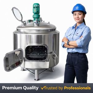 Tanque de Maceración Eléctrico para Cervecería, de Acero Inoxidable, con Fondo Falso Aislado, de 500l, 1000l, 2000l y 3000l, con Agitador - Product Image 1